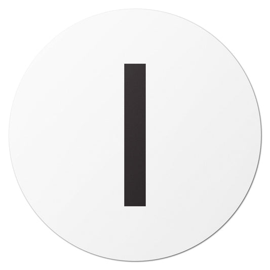 1.5in Stickers: Alphabet Letter I Label (Capital)