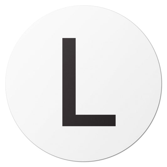 1.5in Stickers: Alphabet Letter L Label (Capital)