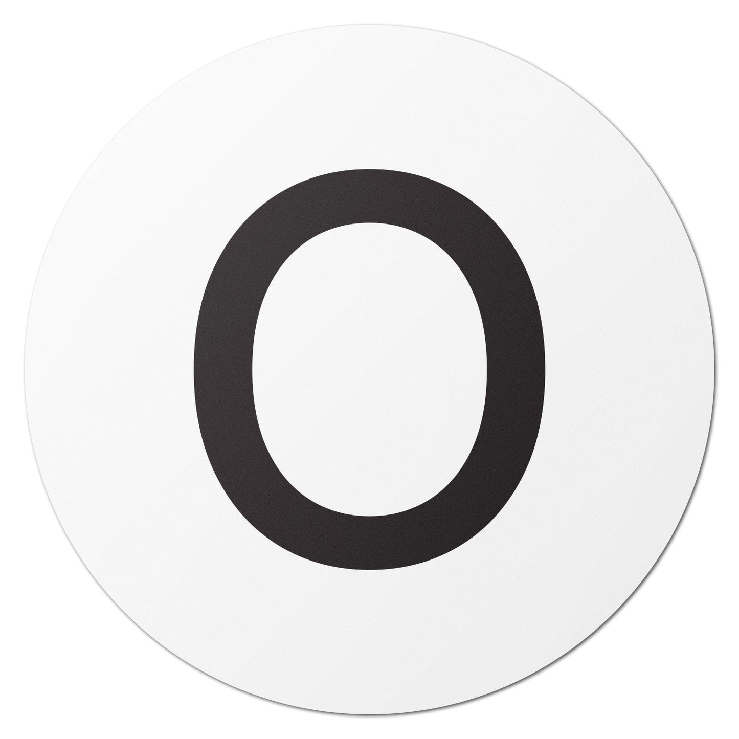 1.5 inch Alphabet Letter O Sticker (Sheets)