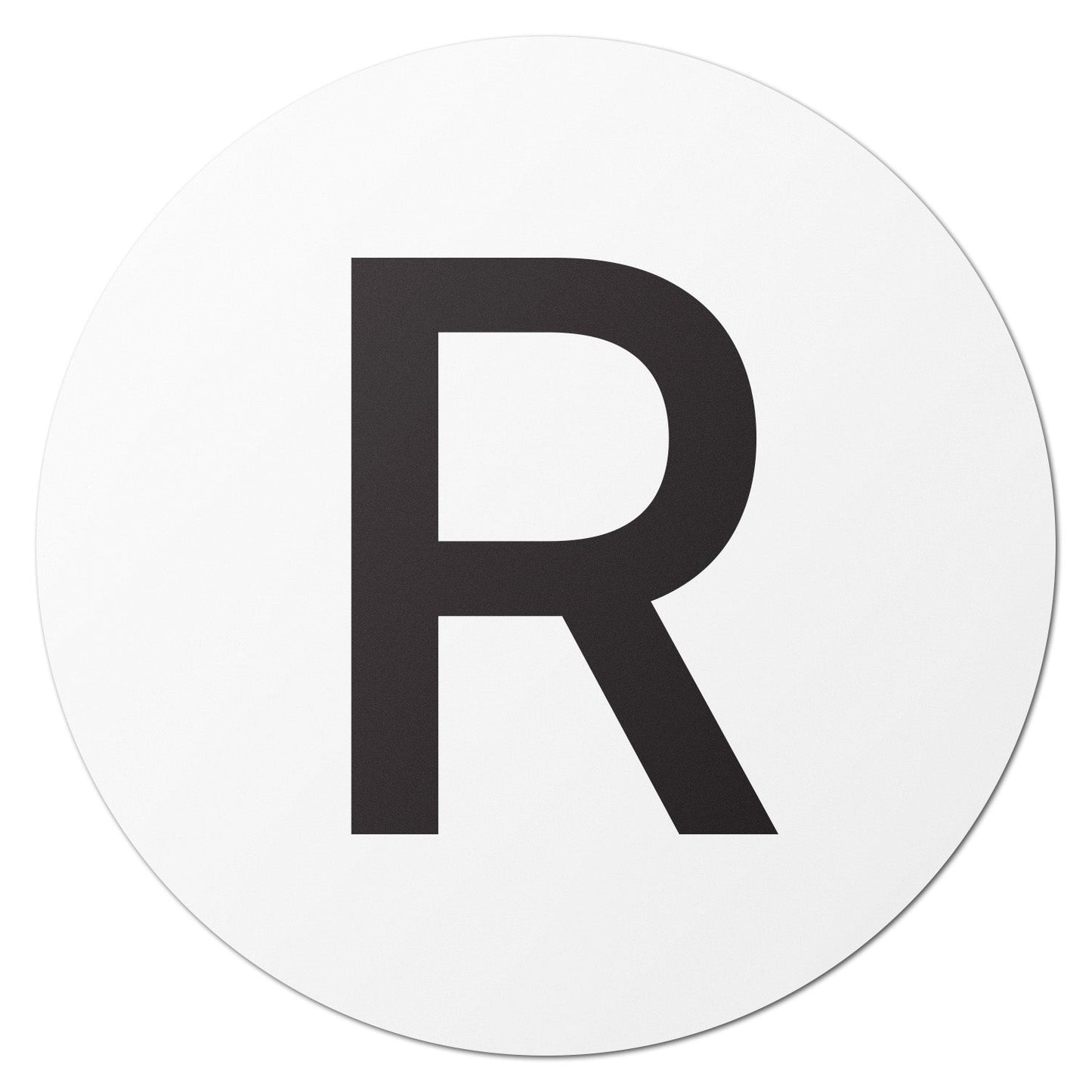 1.5 inch Alphabet Letter R Sticker (Sheets)