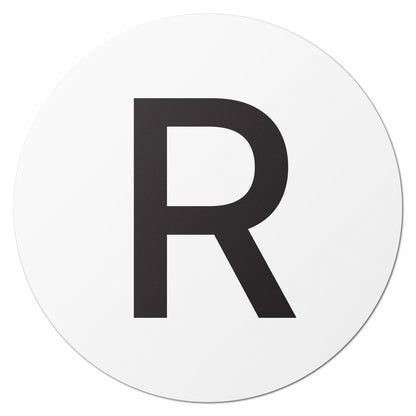 1.5 inch Alphabet Letter R Sticker (Sheets)
