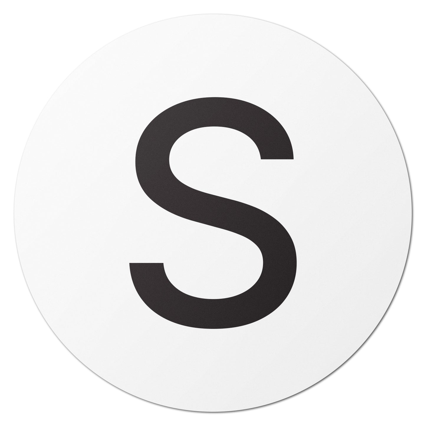 1.5 inch Alphabet Letter S Sticker (Sheets)