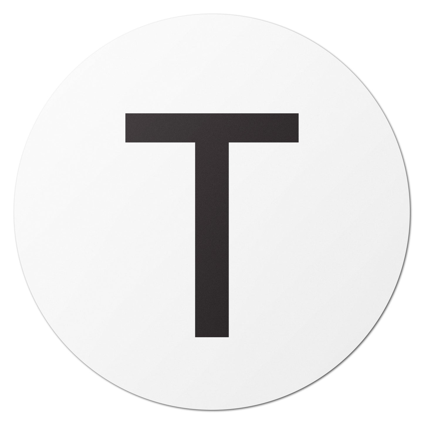 1.5 inch Alphabet Letter T Sticker (Sheets)