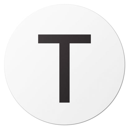 1.5 inch Alphabet Letter T Sticker (Sheets)