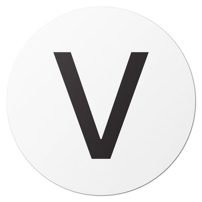 1.5 inch Alphabet Letter V Sticker (Sheets)