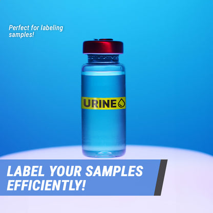 1.625 x 0.375in Stickers: Urine Sample Medical Labels