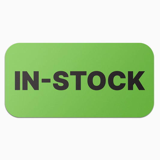2 x 1in Stickers: In-Stock Inventory Labels