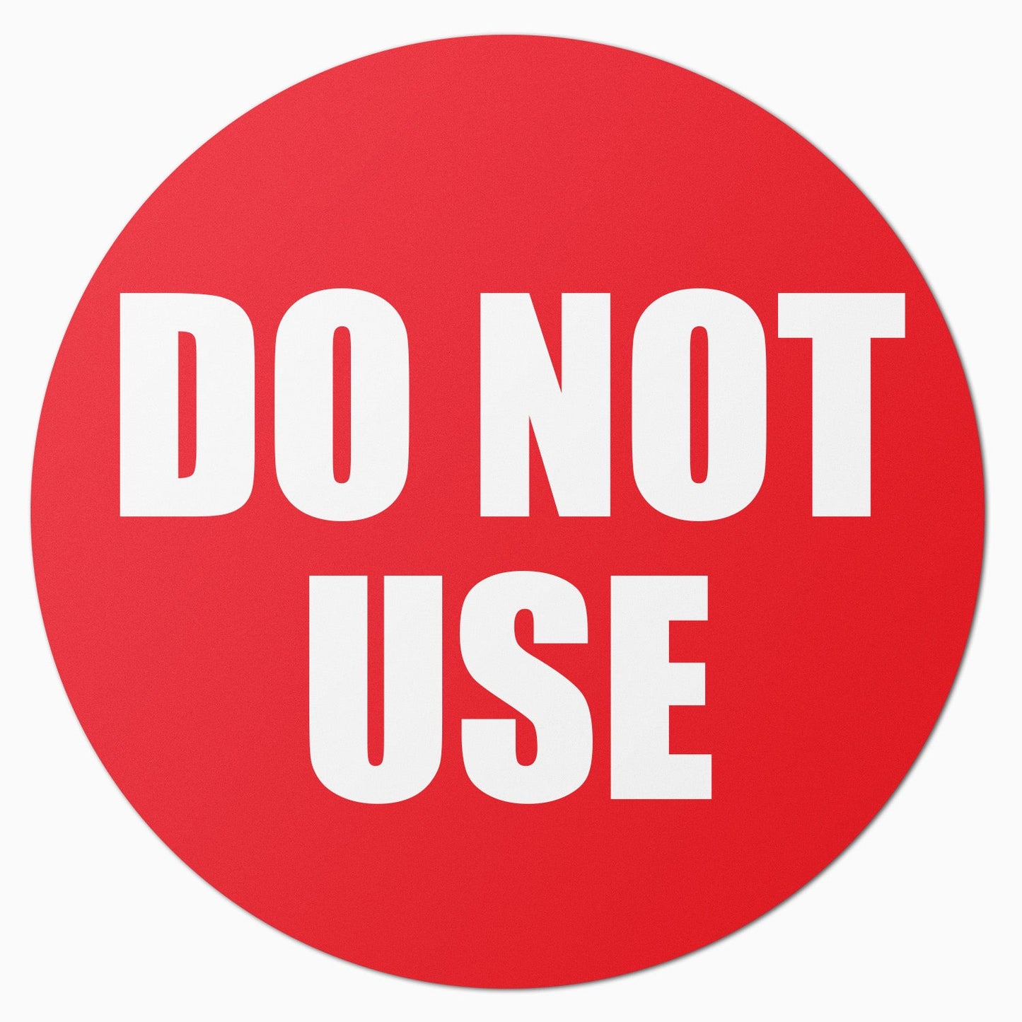 1.5in Stickers: Do Not Use QC Labels