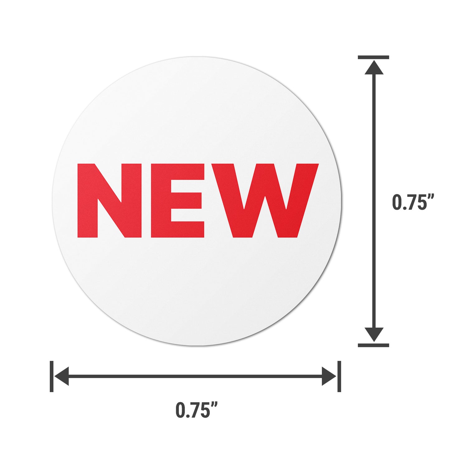 0.75in Stickers: New Retail Labels