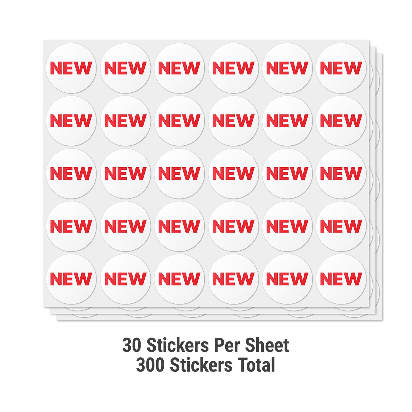 0.75in Stickers: New Retail Labels