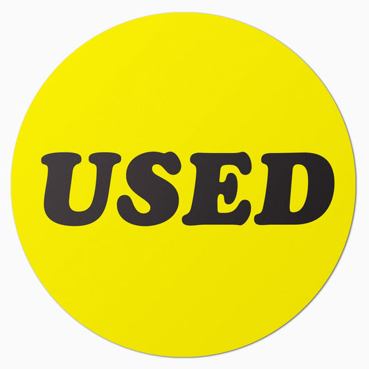 0.75in Stickers: Used Retail Labels