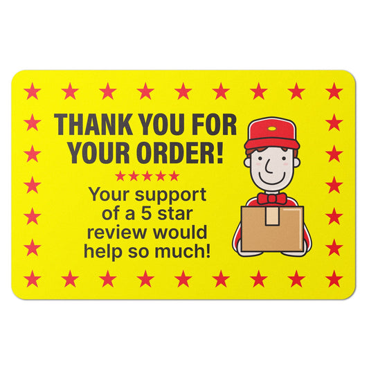 3 x 2in Stickers: Thank You for Your Order Label Pack