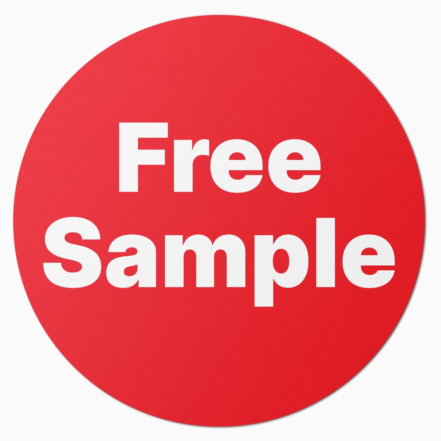 1.5in Stickers: Free Sample Food Labels