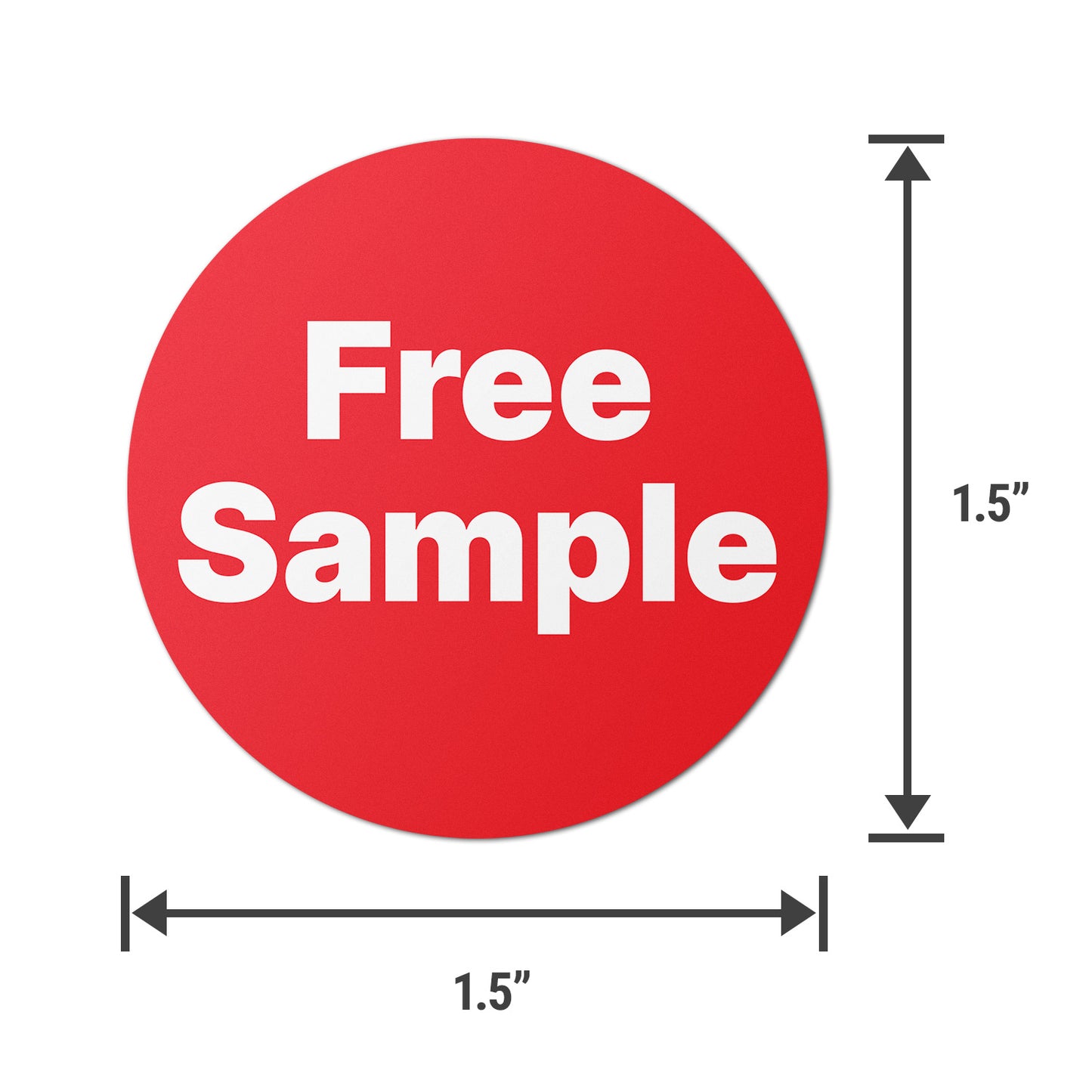 1.5in Stickers: Free Sample Food Labels