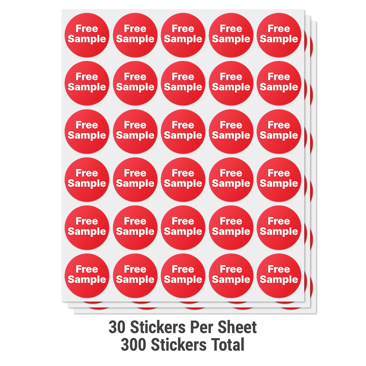 1.5in Stickers: Free Sample Food Labels