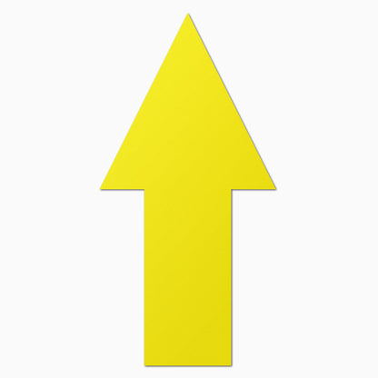 2 x 1in Stickers: Arrow Warehousing Labels (Yellow)