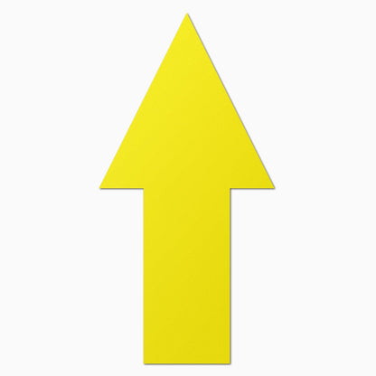 2 x 1in Stickers: Arrow Warehousing Labels (Yellow)