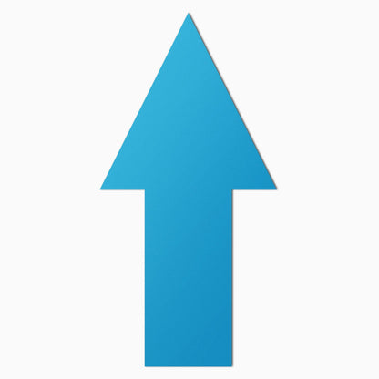 2 x 1in Stickers: Arrow Warehousing Labels (Blue)
