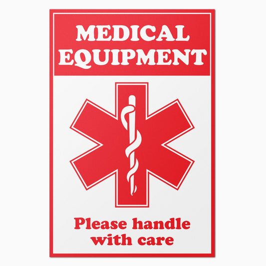 2 x 3in Stickers: Medical Equipment Labels
