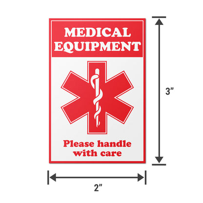 2 x 3in Stickers: Medical Equipment Labels