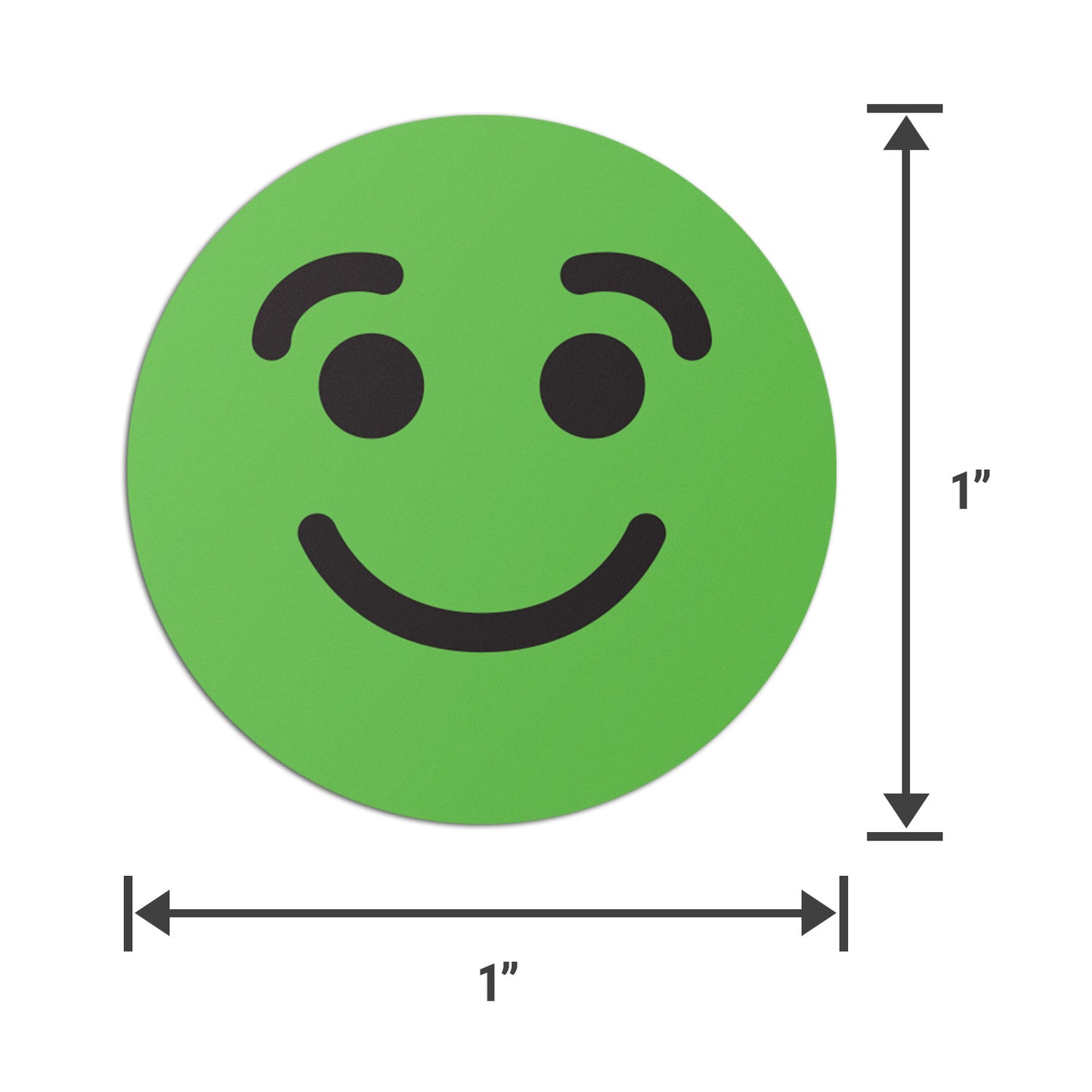 1in Smiley Sad Neutral Face Labels (Sheet)