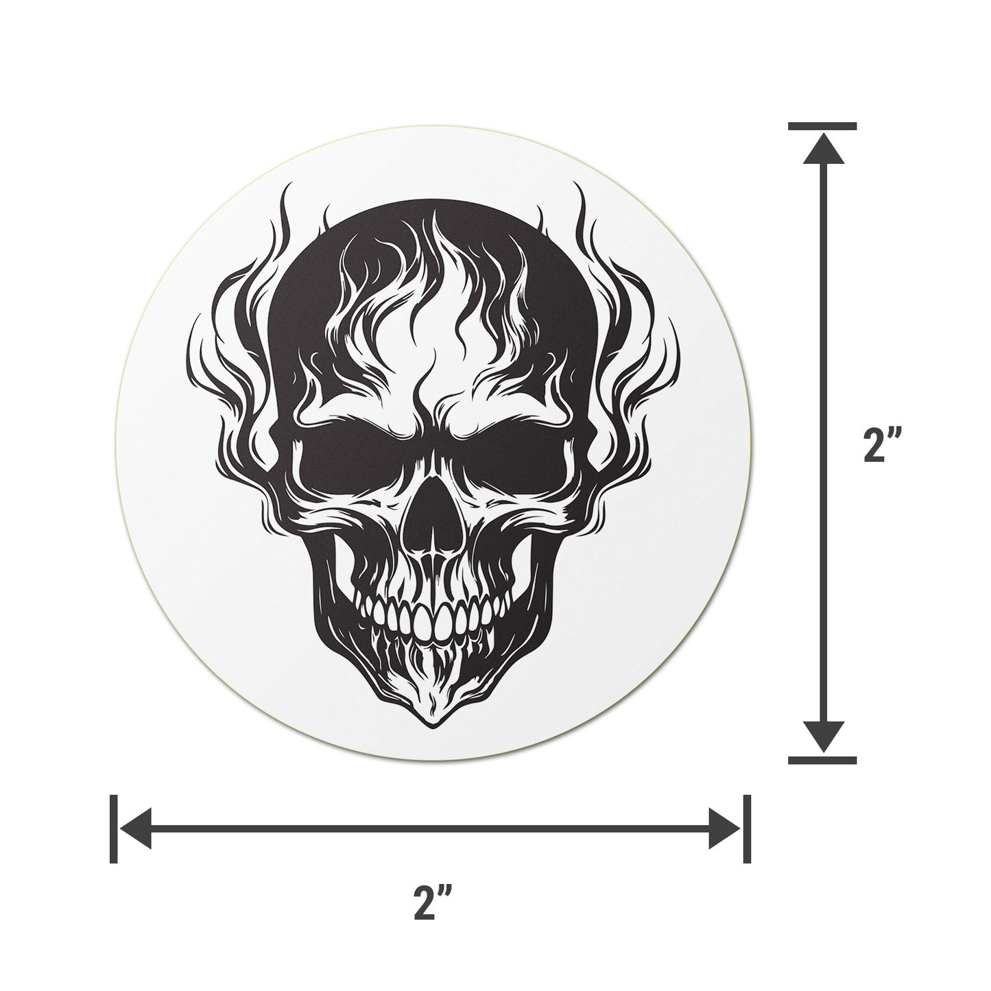 2in Stickers: Skull and Crossbones Labels (3 Designs)