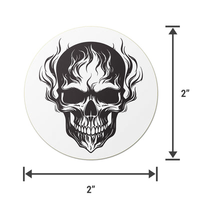 2in Stickers: Skull and Crossbones Labels (3 Designs)