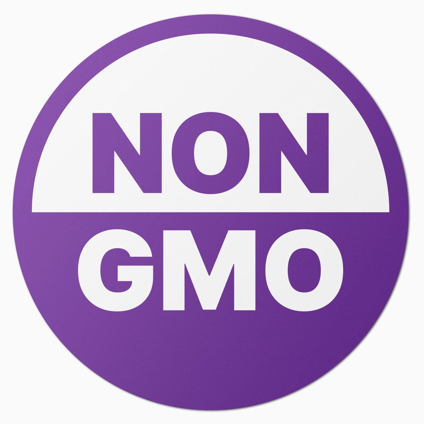 1.5in Stickers: NON-GMO Food Labels
