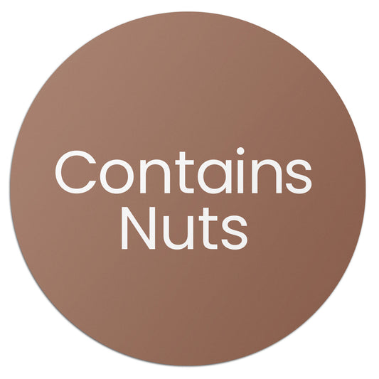 0.75 inch Contains Nuts Food Labels (600 Count)