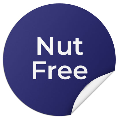 1.5 inch Nut Free Food Labels (600 Count)