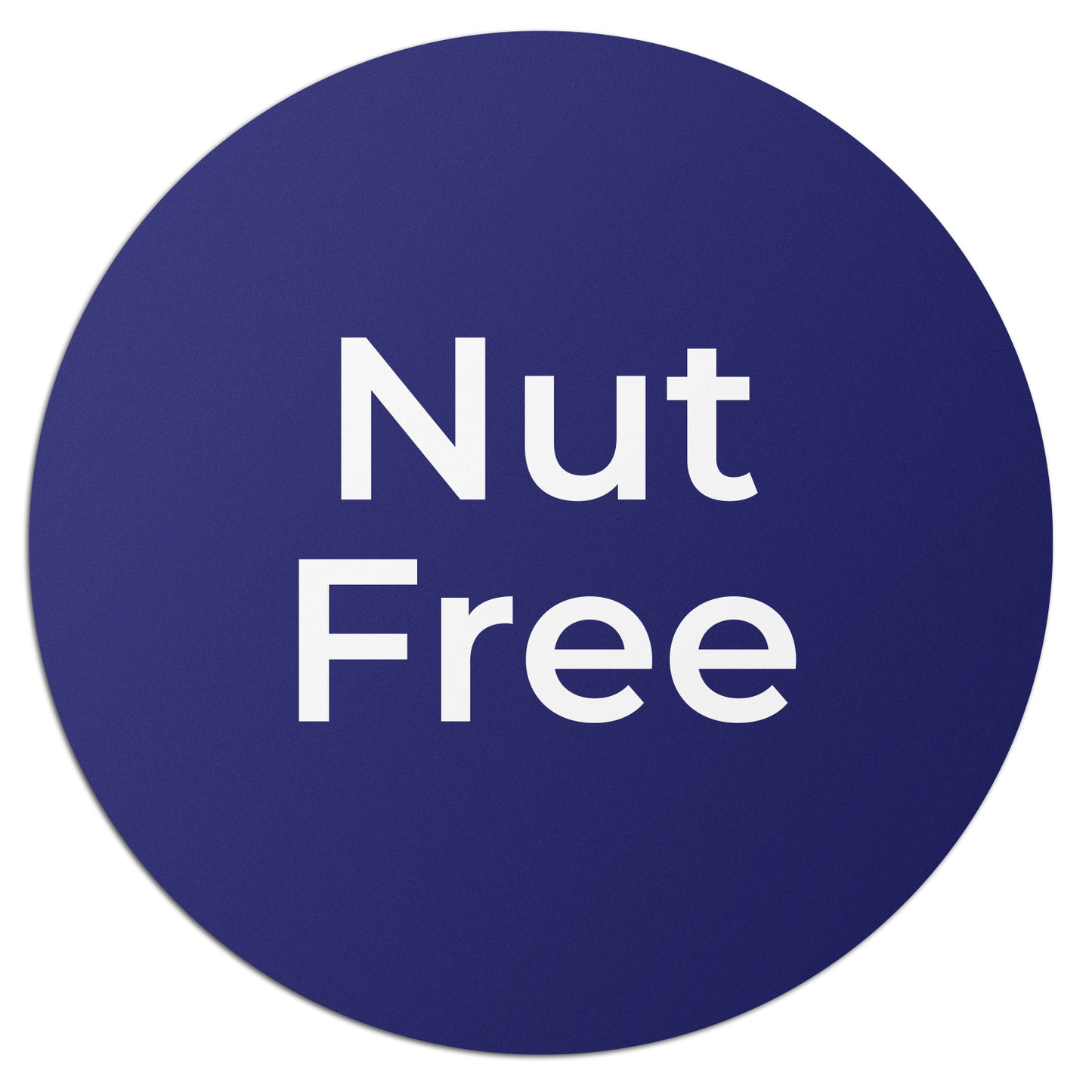 1.5 inch Nut Free Food Labels (600 Count)