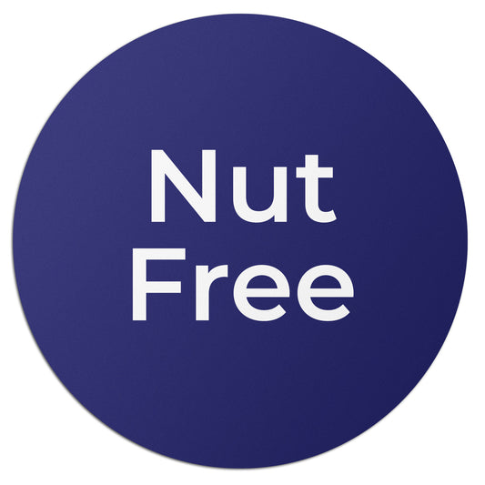 1.5 inch Nut Free Food Labels (600 Count)