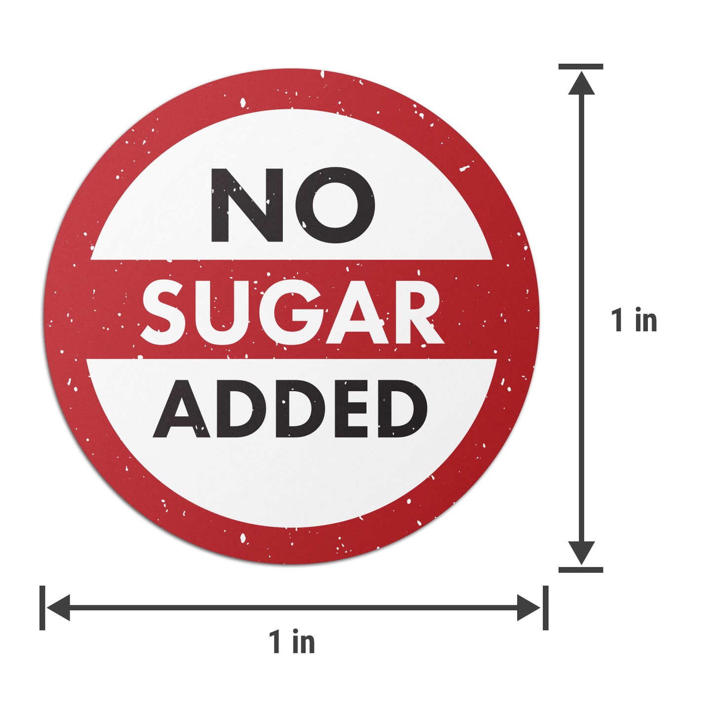 1 inch No Sugar Added Food Labels (600 Count)