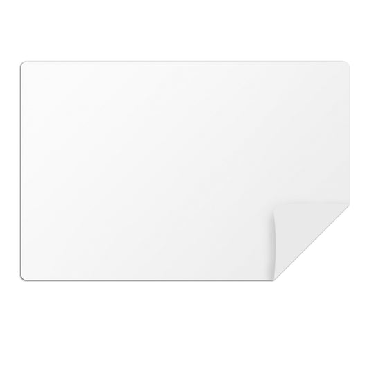 6 x 4in Blank Labels: Color Coded White Semi-Gloss Stickers (400)
