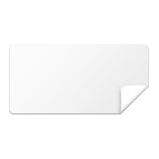 1.5 x 0.75in Blank Labels: Color Coded White Semi-Gloss Stickers (4000)