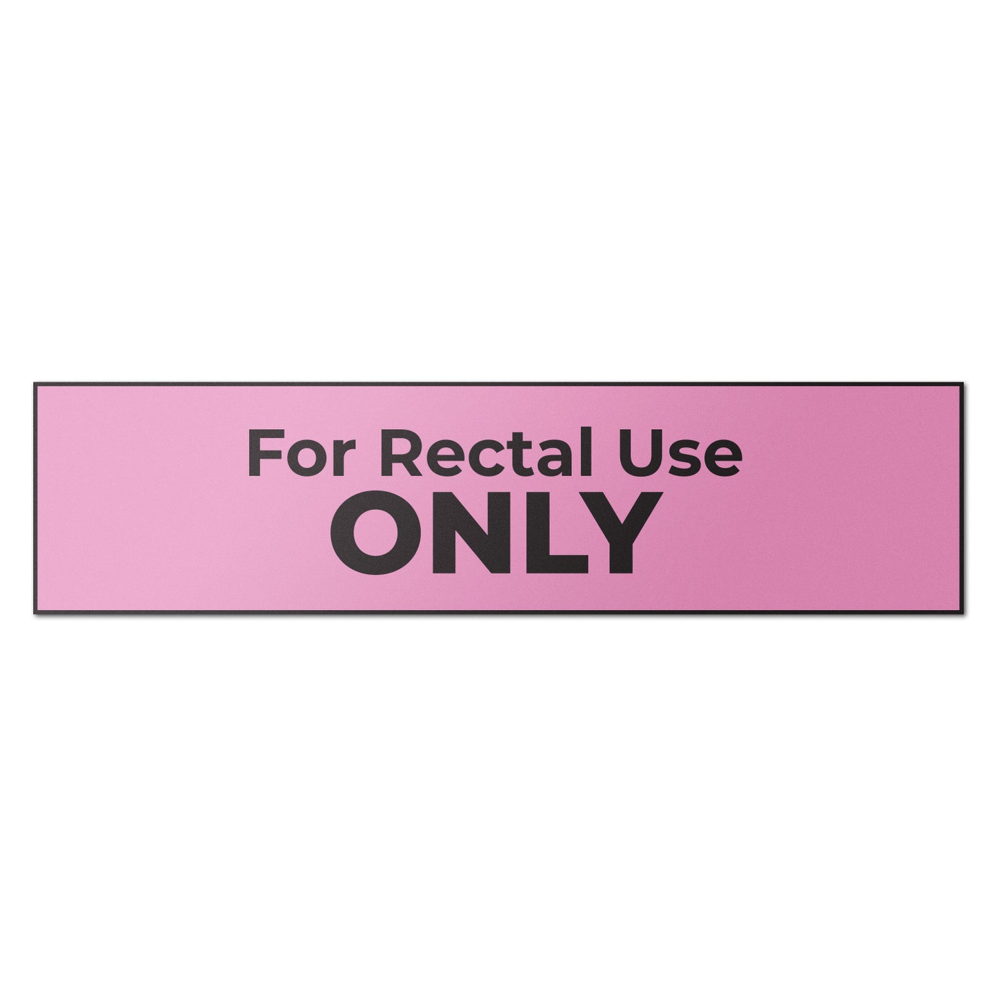 1.5 x 0.375in Medical Stickers: For Rectal Use Only Labels (600 pcs, Red)
