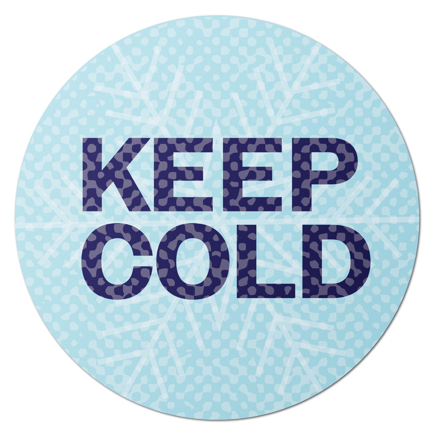 1 x 1 inch Keep Cold Food Storage Labels (600 Count)