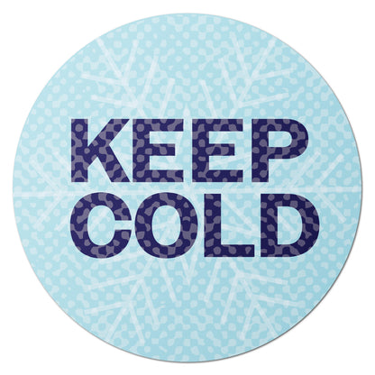 1 x 1 inch Keep Cold Food Storage Labels (600 Count)