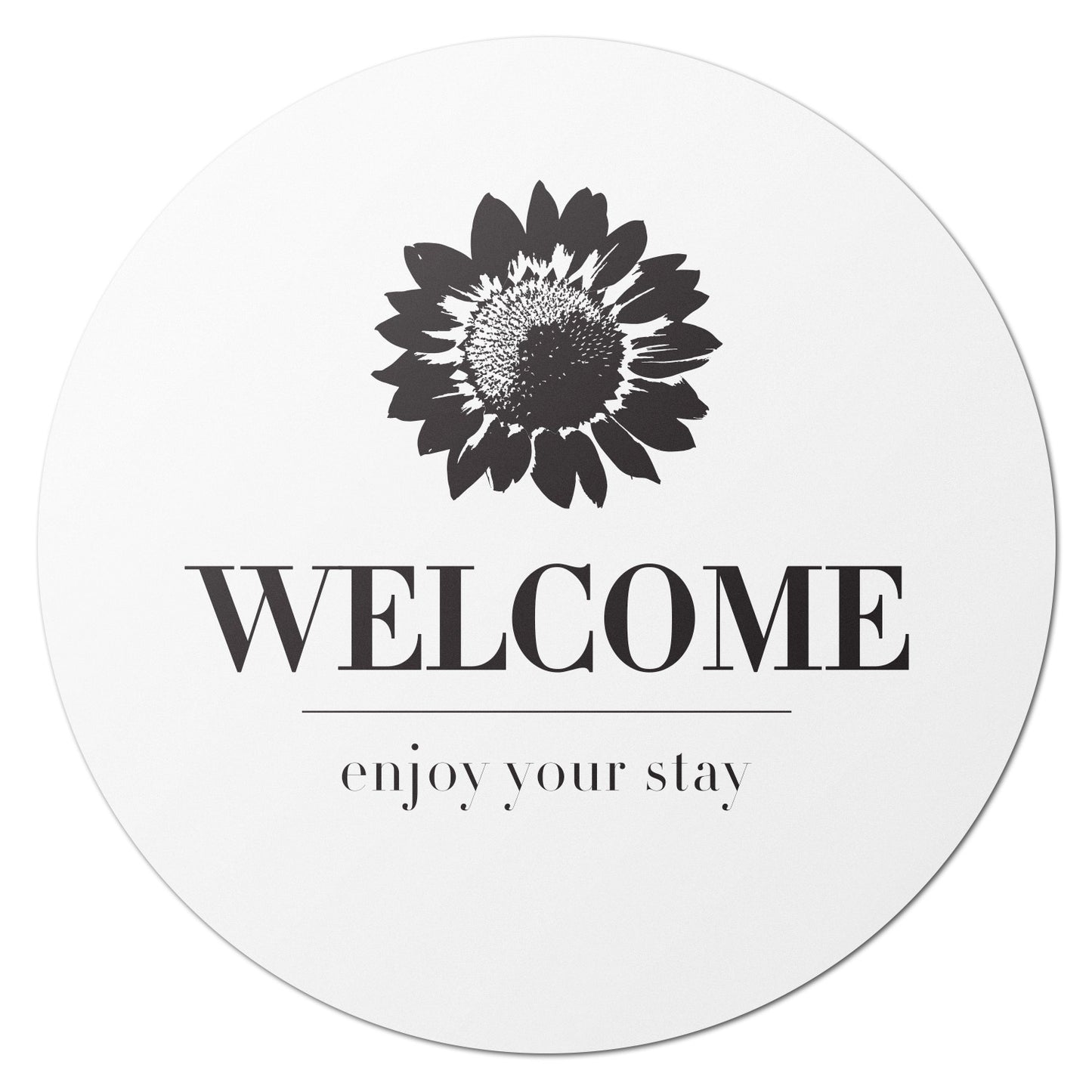 2 x 2in Hospitality Stickers: Welcome Enjoy Your Stay Labels (600 pcs)