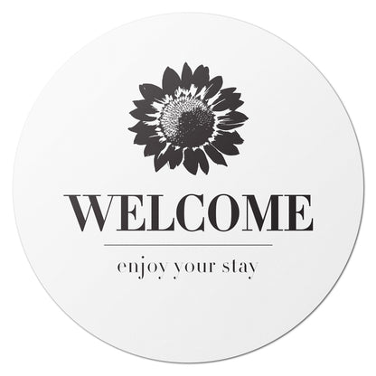 2 x 2in Hospitality Stickers: Welcome Enjoy Your Stay Labels (600 pcs)