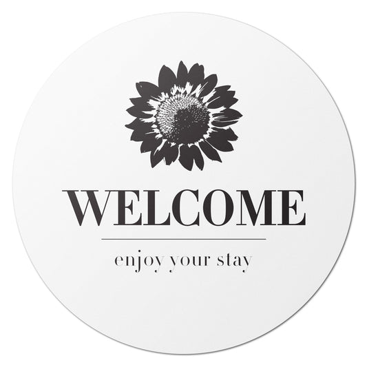 2 x 2in Hospitality Stickers: Welcome Enjoy Your Stay Labels (600 count)