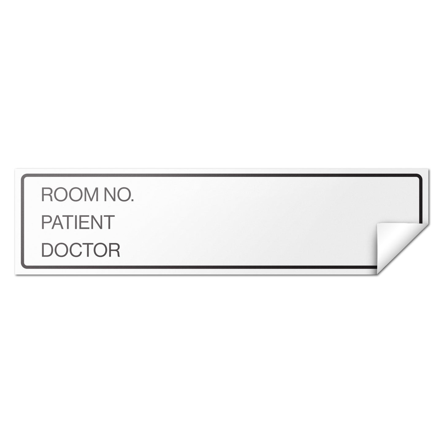 5.375 x 1.375in Medical Chart Labels: Patient ID Stickers (600 pcs)