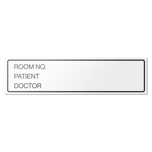 5.375 x 1.375in Medical Chart Labels: Patient ID Stickers (600 Count)