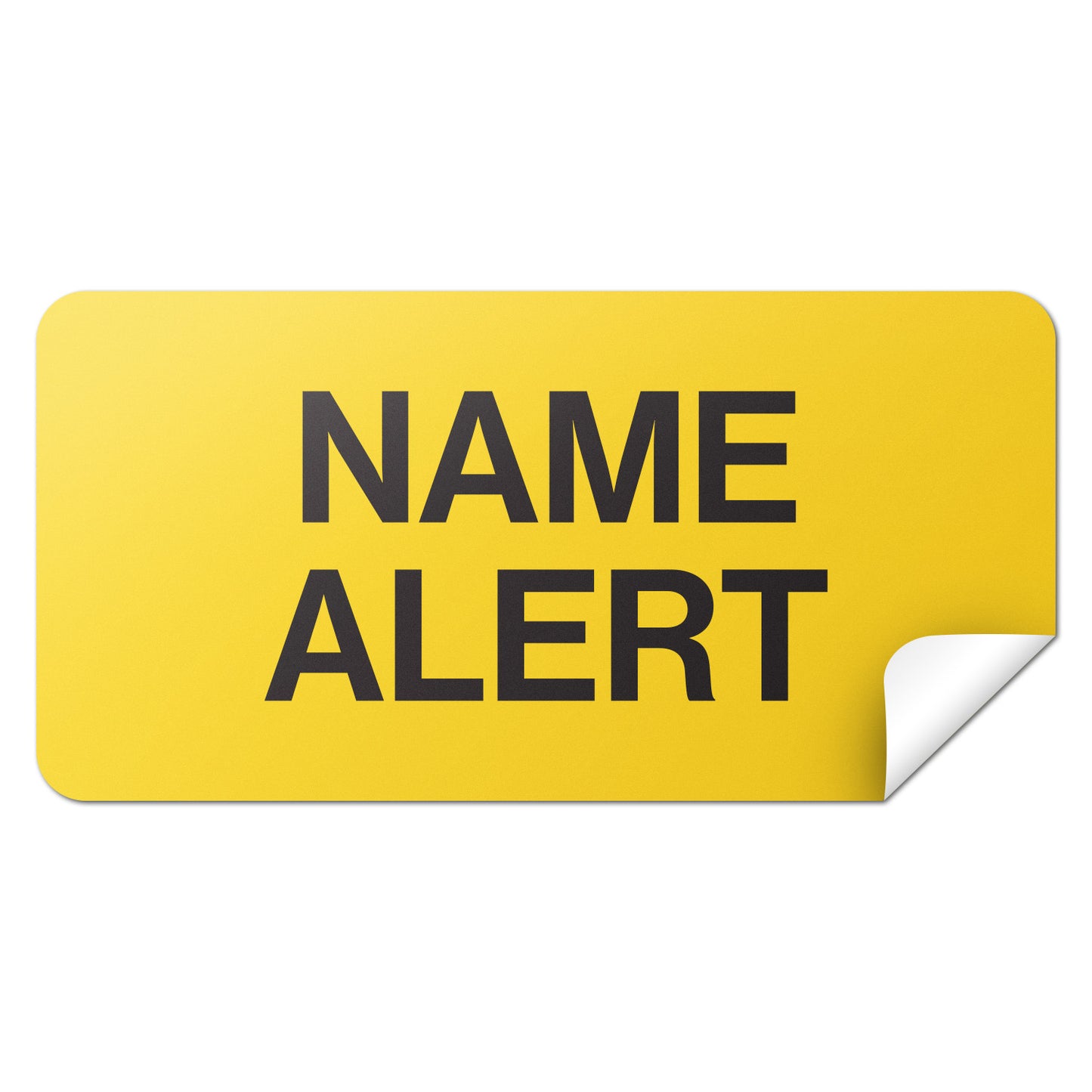 1.5 x 0.75in Medical Labels: Name Alert Stickers (600 pcs)