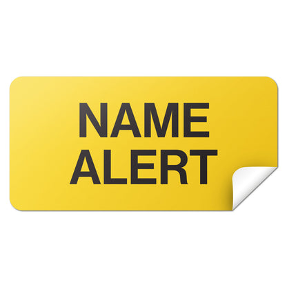 1.5 x 0.75in Medical Labels: Name Alert Stickers (600 pcs)