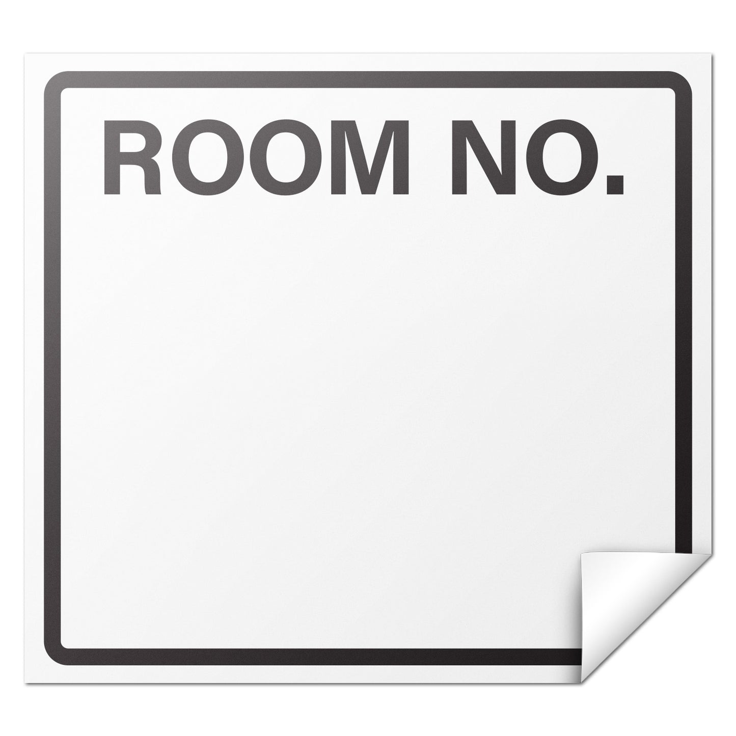 1.5 x 1.375in Medical Labels: Room No. Stickers (600 pcs)