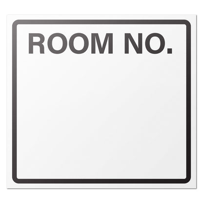 1.5 x 1.375in Medical Labels: Room No. Stickers (600 pcs)