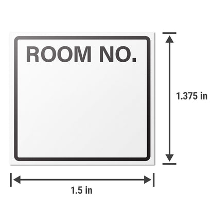 1.5 x 1.375in Medical Labels: Room No. Stickers (600 pcs)