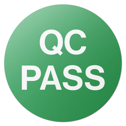 1in Quality Control Stickers: Pass (600 pcs)