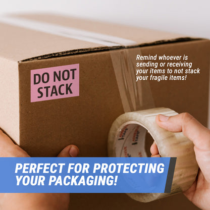 3 x 2in Stickers: Do Not Stack Label Roll